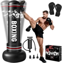 Fohil 190 cm-es álló boxzsák ökölvívás kesztyűvel és pumpával 1