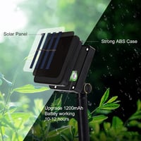 Fohil Napelemes Kerti Fényfüzér 11m 60 LED - IP65 Vízálló Kültéri Világítás 8 Üzemmóddal - Dekoráció Kertbe, Erkélyre, Fákra, Partikra 5