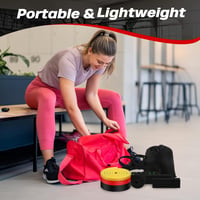 Fokky Fitneszbandok Szett Ajtóhorgony Védőpárnával Edzéshez Jóga Pilates - Light Yellow, Bright Red, Dark Black 7