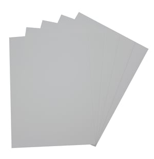 folia 23580 Ploče od pjenaste gume – 5 kom., 2 mm, 29 x 40 cm, svijetlosive – za kreativni ručni rad