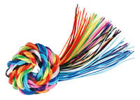Folia 731100 Basic Mix Scoubidou súprava na pletenie – 100 ks rôznych farieb, nepriehľadné a priehľadné – na pletenie náramkov a príveskov na kľúče 2
