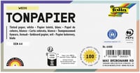 folia Tonpapier színes papír A4, 130 g/m², fehér - 100 lapos csomag 1