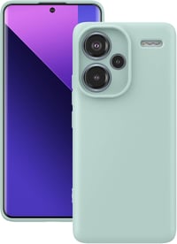 Foluu Folyékony Szilikon Tok Xiaomi Redmi Note 13 Pro Plus 5G Telefonhoz - Ütésálló Védőtok Mikroszálas Béléssel, Vékony Kialakítás, Világos 9