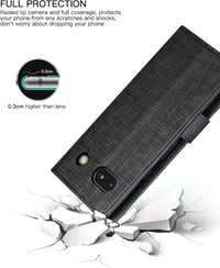Foluu Google Pixel 7a Tárca Tok - Prémium Bőr Flip Case Kártyatartóval, Mágneses Zárral és Állvánnyal, TPU Ütésálló Védelem, Fekete 7