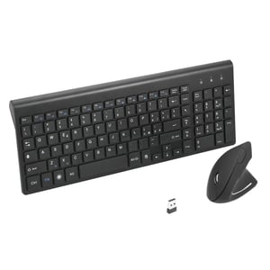 Fonicer 2.4 GHz bežični ergonomski set tipkovnice i miša - za dešnjake