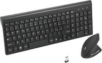 Fonicer 2.4GHz Wireless Ergonomikus Billentyűzet és Egér Szett PC Laptophoz 1