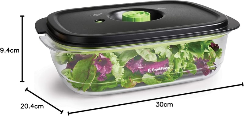 FoodSaver 2,3L vákuumtartály légmentesen záródó ételtárolóhoz BPA mentes