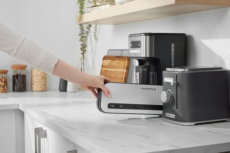 FoodSaver VS1290X vákuumozó gép - 5x hosszabb frissesség, 50% helytakarékos