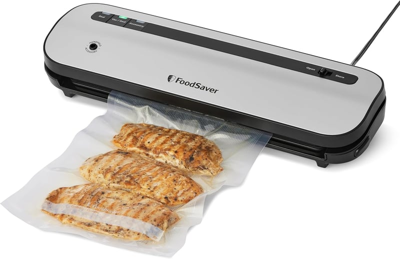 FoodSaver VS1290X vákuumozó gép - 5x hosszabb frissesség, 50% helytakarékos