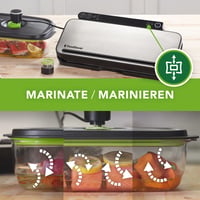 Sistem de vidare multifuncțional FoodSaver VS3190X cu aparat de vidare manual, 1 rolă de vidare, 4 pungi de vidare și 4 pungi cu fermoar, argintiu-negru 4