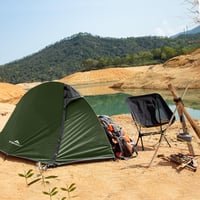Forceatt 1 személyes ultralight sátor, vízálló kupola sátor gyors összeállítással - Dark Green-1 Person 6