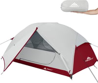 Forceatt 2-3 személyes kemping sátor, 2 ajtó, vízálló, szélálló, ultralight hátizsák sátor 1
