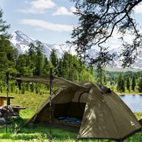 Forceatt 2-4 személyes vízálló kuppelsátor, ultrakönnyű, gyors felépítésű trekking sátor - 2 Person Green 6