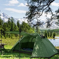 Forceatt 2-4 személyes vízálló kuppelsátor, ultrakönnyű, gyors felépítésű trekking sátor - 2 Person Dark Green 6
