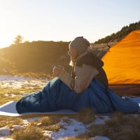 Sac de dormit Forceatt pentru adulți din flanel, 4 anotimpuri, hidrofug, -8°C - 15°C, pentru drumeții în interior și exterior pe timp de iarnă, ușor și călduros 7