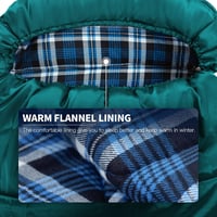 Sac de dormit de iarnă pentru adulți Forceatt -8°C -15°C, 4 anotimpuri, din flanel, impermeabil, ușor, pentru drumeții, camping și utilizare în interior sau exterior 3
