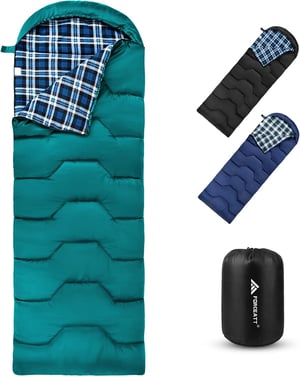 Sac de dormit de iarnă pentru adulți Forceatt -8°C -15°C, 4 anotimpuri, din flanel, impermeabil, ușor, pentru drumeții, camping și utilizare în interior sau exterior