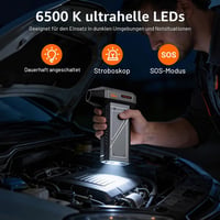 Elektrický vyfukovač prachu FORETOO 150 000 ot./min, bezuhlíkový motor, bez nabíjačky, s SOS LED svetlom, nastaviteľný, na počítač, pre domáce zvieratá a do auta 4