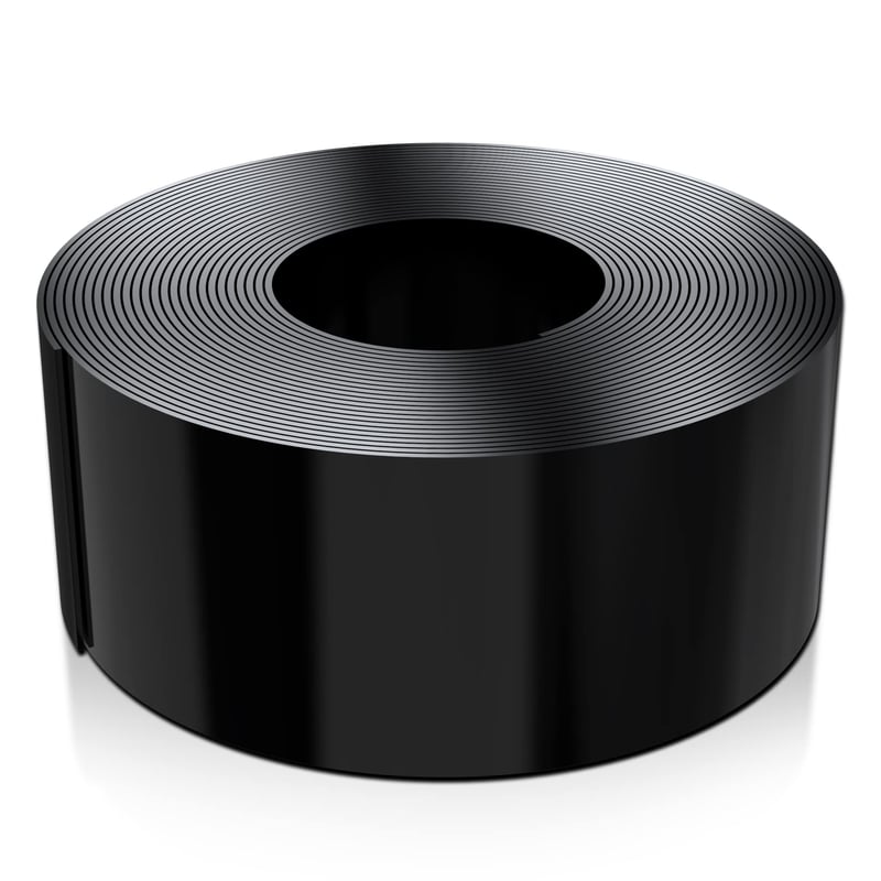 Forever Speed Fleksibilni vrtni rubnik PE 2,2 mm - Rubnjak za gredice i travnjake 10 m x 15 cm rola, crni plastični rubnik za cvjetne gredice