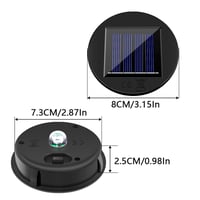 Forlivese 2ks Solárna Lampa Náhradný Diel 8cm 8 Lumen Teplá Biela LED Vodotesné Záhradné Osvetlenie Kryt Výmena Modul s 8 Hodinovou Prevádzkovou Dobou na Terasy 2