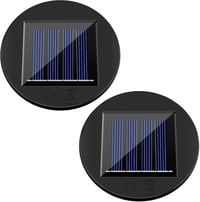Forlivese 2db Napelemes Lámpa Alkatrész 8cm 8 Lumen Meleg Fehér LED Vízálló Kerti Világítás Fedél Csere Modul 8 Órás Üzemidővel Teraszra Ker 1
