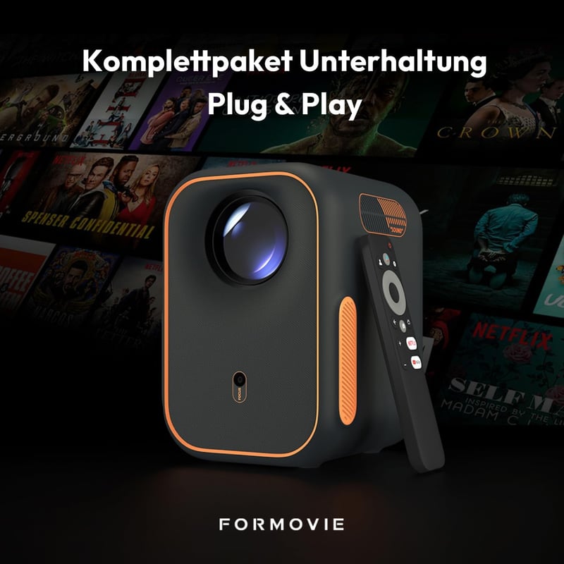 Formovie Xming Episode One 4K WiFi Bluetooth projektor Netflix Google TV-vel