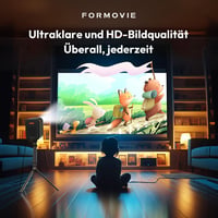Formovie Xming Episode One 4K WiFi Bluetooth projektor Netflix Google TV-vel 4