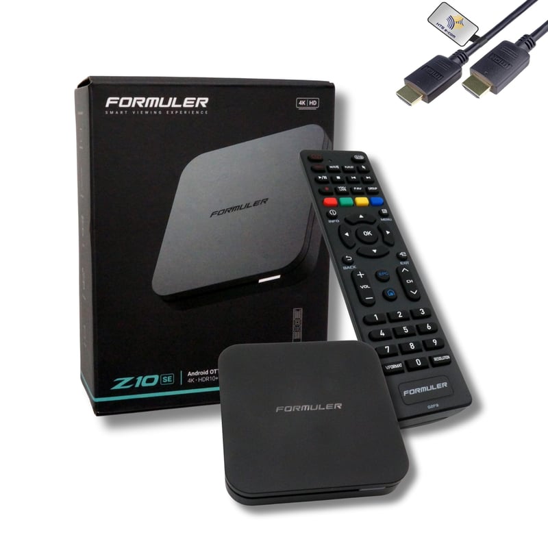 Multimediálny prehrávač Formuler Z10 SE 4K Android 10 OTT, HDR10+, WiFi, Widevine L1, MYTVOnline2, vrátane HDMI kábla
