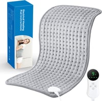 FORRINX Elektromos Melegítőpárna 30x60 cm - 9 Hőfokozat, Automatikus Kikapcsolás, Hát, Nyak, Váll és Has Fájdalomcsillapítására 1