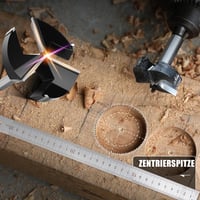Forstner fúrófej fához 42 mm, 92 mm hossz, kerek szár 2