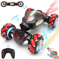 Fosgoit diaľkovo ovládané auto pre chlapcov od 6 do 12 rokov, RC driftovacie auto s funkciou striekania, LED svetlami, 2.4 GHz pohonom 4WD, ovládaním gestami, na Vianoce 1