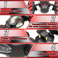 Fosgoit diaľkovo ovládané auto pre chlapcov od 6 do 12 rokov, RC driftovacie auto s funkciou striekania, LED svetlami, 2.4 GHz pohonom 4WD, ovládaním gestami, na Vianoce 8