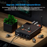 Fosi Audio T20X 200W Bluetooth 5.0 Csöves Erősítő Stereo Vevő 5