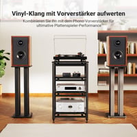 Fosi Audio TB10D 600W TPA3255 Mini HiFi stereo zosilňovač triedy D, 2-kanálový digitálny audio prijímač pre pasívne reproduktory s ovládaním výšok a basov 3
