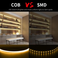 Fosingut COB LED szalag 3m USB 5V természetes fehér 4000K önragasztó konyha TV 6