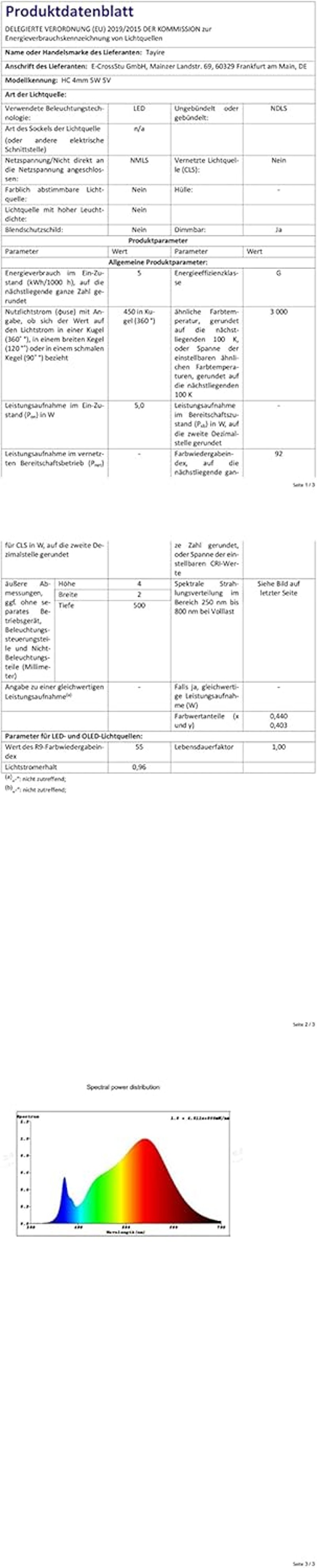 Fosingut COB LED Szalag 3m USB Melegfehér 3000K 480 LED/m Öntapadós Világítás Konyha TV Háttérvilágítás Tükör PC Hálószoba