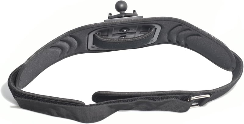 Fotoleey Derék Rögzítő Hátsó Tartó Insta360 X5/X4/X3, GoPro Hero 12/11/10/9 és DJI Osmo 360 Kamerákhoz - Fekete Övcsipesz Akciókamerákhoz