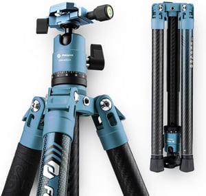 Fotopro X-Aircross 3 Lite szénszálas videóállvány folyadékfejjel, 151 cm, 0,94 kg - szürke