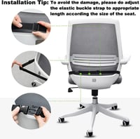 FOUNDCOOL Ergonomikus Ülőpárna Memory Habbal - Ortopédiai Ülésmagasító Felnőtteknek - Kényelmes Üléspárna Irodába, Autóba és Kerekesszékhez 9