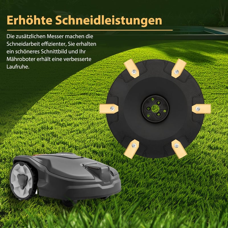 FourShow Husqvarna Automower fűnyíró kés + 6 csere penge szett
