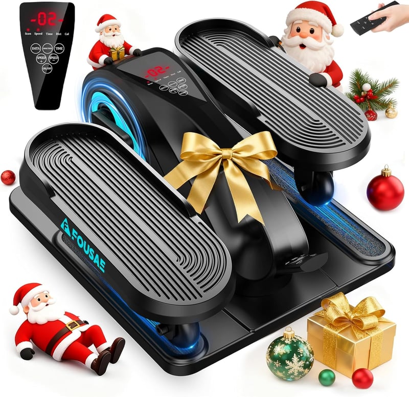 FOUSAE 2-in-1 Elliptikus Trainer 15 Fokozat Távirányítóval Időseknek