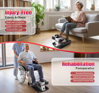 FOUSAE Mini Elliptikus Trainer Elektromos Asztal Alá Távirányítóval 15 Fokozat 7