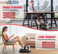 FOUSAE Mini Elliptikus Trainer Elektromos Asztal Alá Távirányítóval 15 Fokozat 6