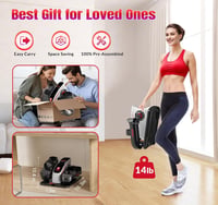 FOUSAE Mini Elliptikus Trainer Elektromos Asztal Alá Távirányítóval 15 Fokozat 8