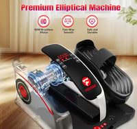 FOUSAE Mini Elliptikus Trainer Elektromos Asztal Alá Távirányítóval 15 Fokozat 2