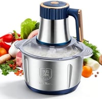 Tocător de bucătărie electric Fouvin 500 W, 5 viteze, bol din oțel inoxidabil de 5 l, pentru legume, fructe și carne 1