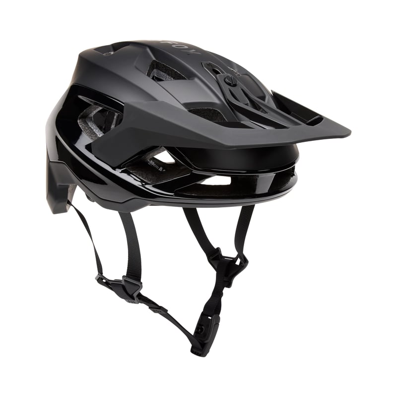 Cyklistická prilba na horský bicykel Fox Racing Speedframe Pro – ochrana MIPS Air Node, systém nastavenia BOA, odnímateľný šilt, matná čierna, veľkosť M