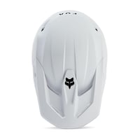 Cască moto cross Fox Racing V1 Solid - Alb mat, mărimea M - Pentru motocross, enduro, off-road 5