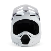 Cască moto cross Fox Racing V1 Solid - Alb mat, mărimea M - Pentru motocross, enduro, off-road 2
