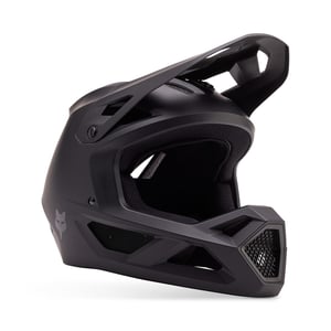 Fox Racing YTH Rampage MIPS biciklistička kaciga - lagana ABS školjka, 360° ventilacija, podesiv vizir, GoPro nosač, mat crna, veličina YS